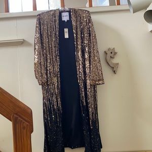 NWT BB Dakota Sequin Evening Jacket, Size Large